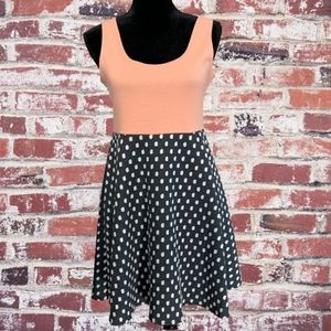 Judith March polka dot fit n flare dress